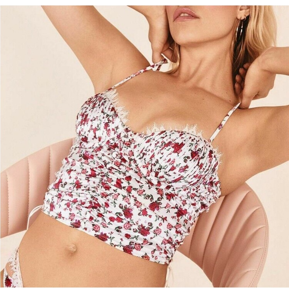 for love and lemons/victorias secret melrose bustier top